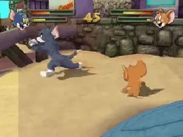 Tom and Jerry in War of the Whiskers screen shot game playing